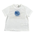 Etro T-Shirt Girocollo Tinta Unita con Stampa per Neonata GU8011X BIANCO ETRO 