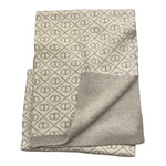 TWINSET sciarpa tinta unita logata Bianca per Bambina 242GJ501J BIANCO TWINSET 