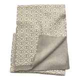 TWINSET sciarpa tinta unita logata Bianca per Bambina 242GJ501J BIANCO TWINSET 