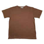 Paolo Pecora T-Shirt Girocollo Tinta Unita per Bambino PP3926 MARRONE PAOLO PECORA 