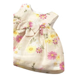 Mayoral Abito Giromanica Tinta Unita con Stampa Fiori per Neonata 1863 BEIGE MAYORAL 