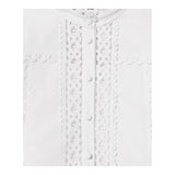 Twinset Camicia Tinta Unita Traforata per Bambina 251GJ2411 BIANCO TWINSET 