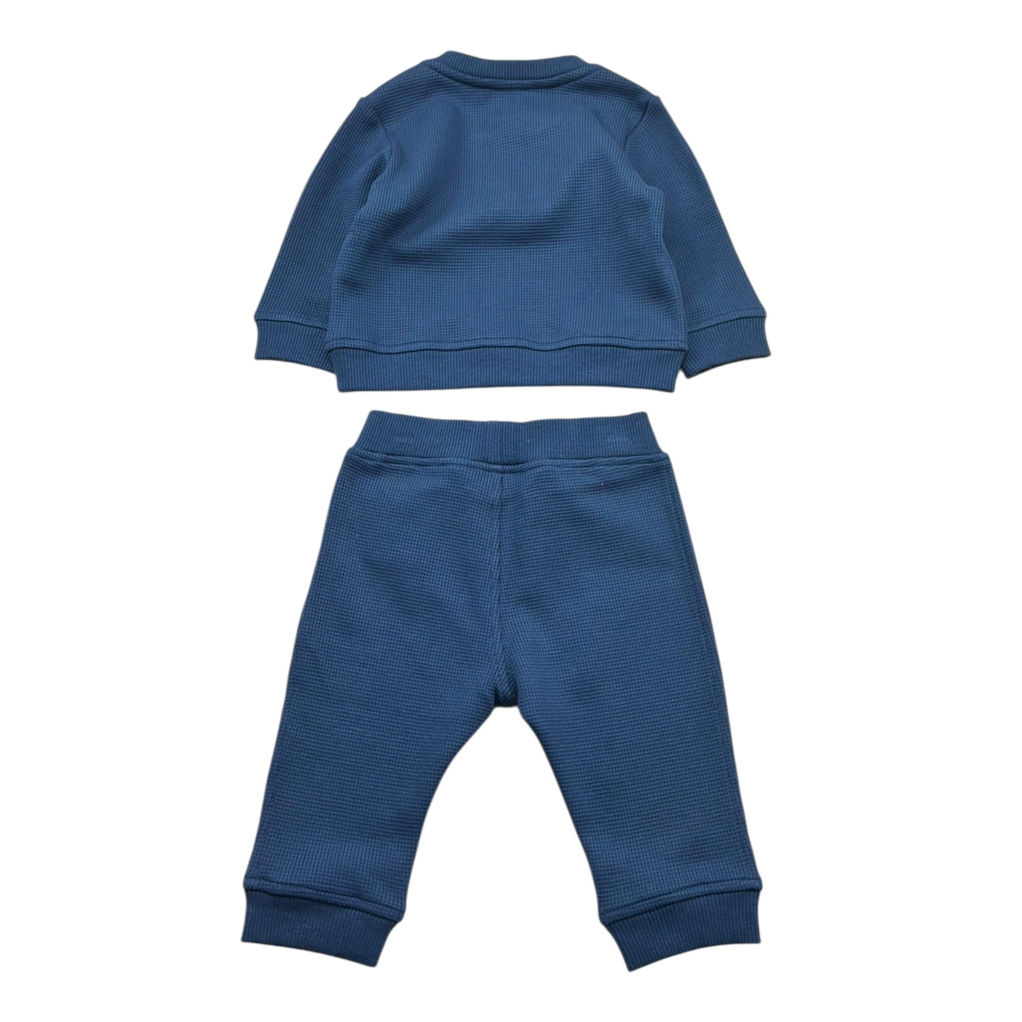 K-Way Completo 2 Pezzi Felpa-Pantalone per Neonato K3157FW BLU K-WAY 