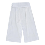 Liu Jo Pantalone Tinta Unita Modello Palazzo per Neonata KA5063N BIANCO LIU JO 