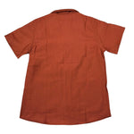 Mood_One Camicia Mezza Manica Tinta Unita per Bambino 3019 RUGGINE MOOD_ONE 