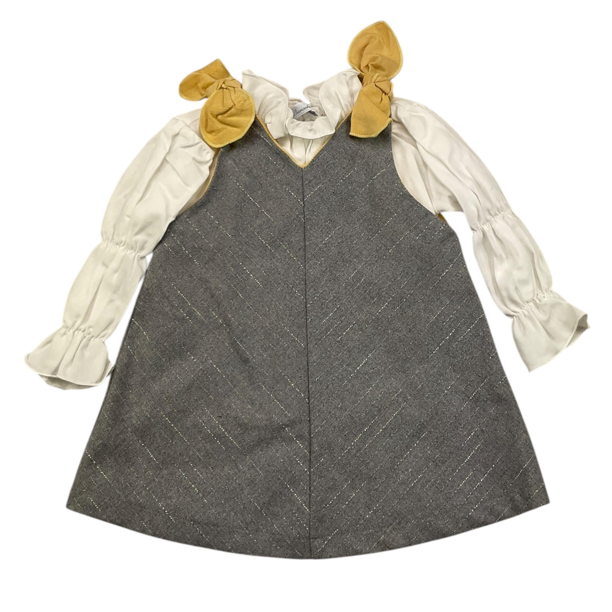 BARCELLINO completo 2 pezzi abito-camicia  Grigio per Neonata 115908 GRIGIO BARCELLINO 