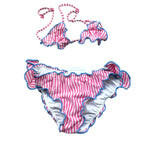 Saint Barth Costume 2 Pezzi Fascia-Triangolo per Bambina 00707L ROSA SAINT BARTH 