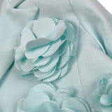 Petit Posh Giacca Crop Tinta Unita con Applicazioni per Bambina GFBS25068GCX VERDE ACQUA PETIT POSH 