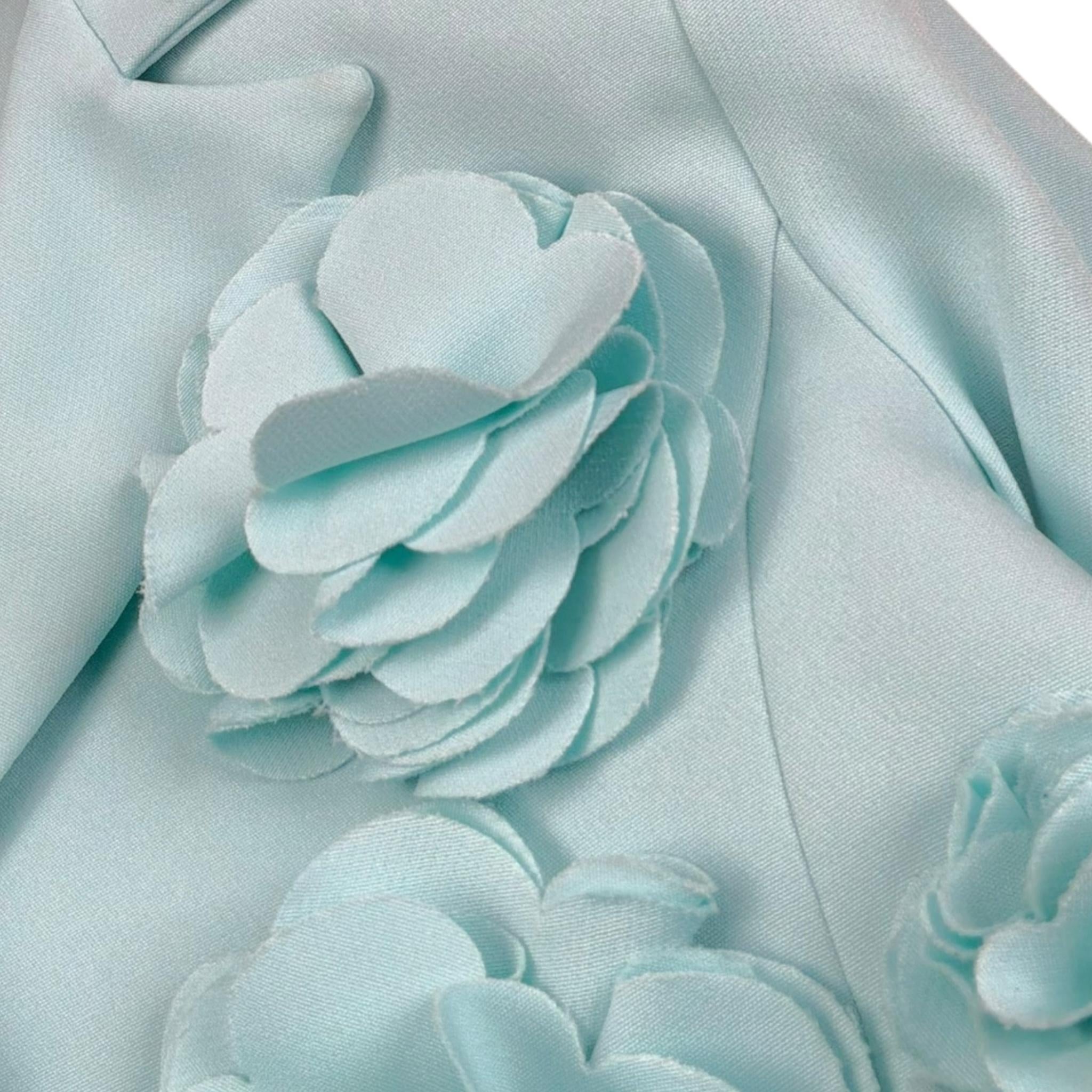 Petit Posh Giacca Crop Tinta Unita con Applicazioni per Bambina GFBS25068GCX VERDE ACQUA PETIT POSH 