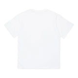 Diesel T-Shirt Girocollo Tinta Unita con Logo per Bambina J02022X BIANCO DIESEL 