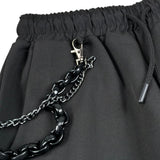 Over-D Pantalone Tinta Unita con Elastico In Vita per Bambino OK405PN NERO OVER-D 