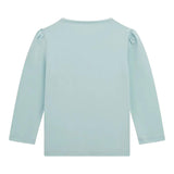 Guess Shirt Girocollo Tinta Unita con Stampa per Neonata K5RI08K6YW4 AZZURRO GUESS 