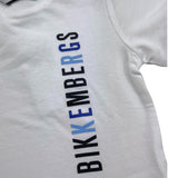 Bikkembergs T-Shirt Tinta Unita con Stampa per Neonato BK3433 BIANCO BiKKEMBERGS 
