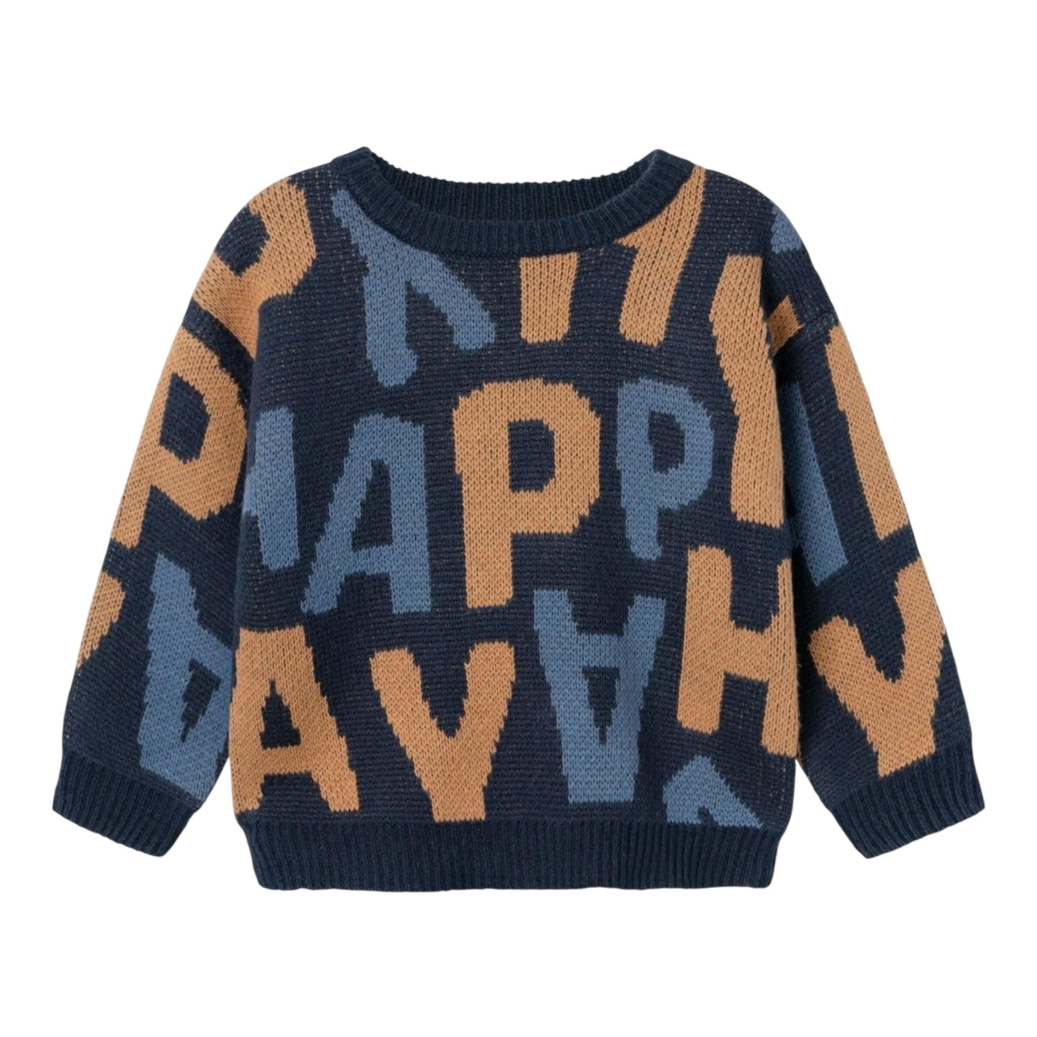 NAME.IT maglia girocollo stampa fantasia Blu per Bambino 13233156J BLU NAME.IT 