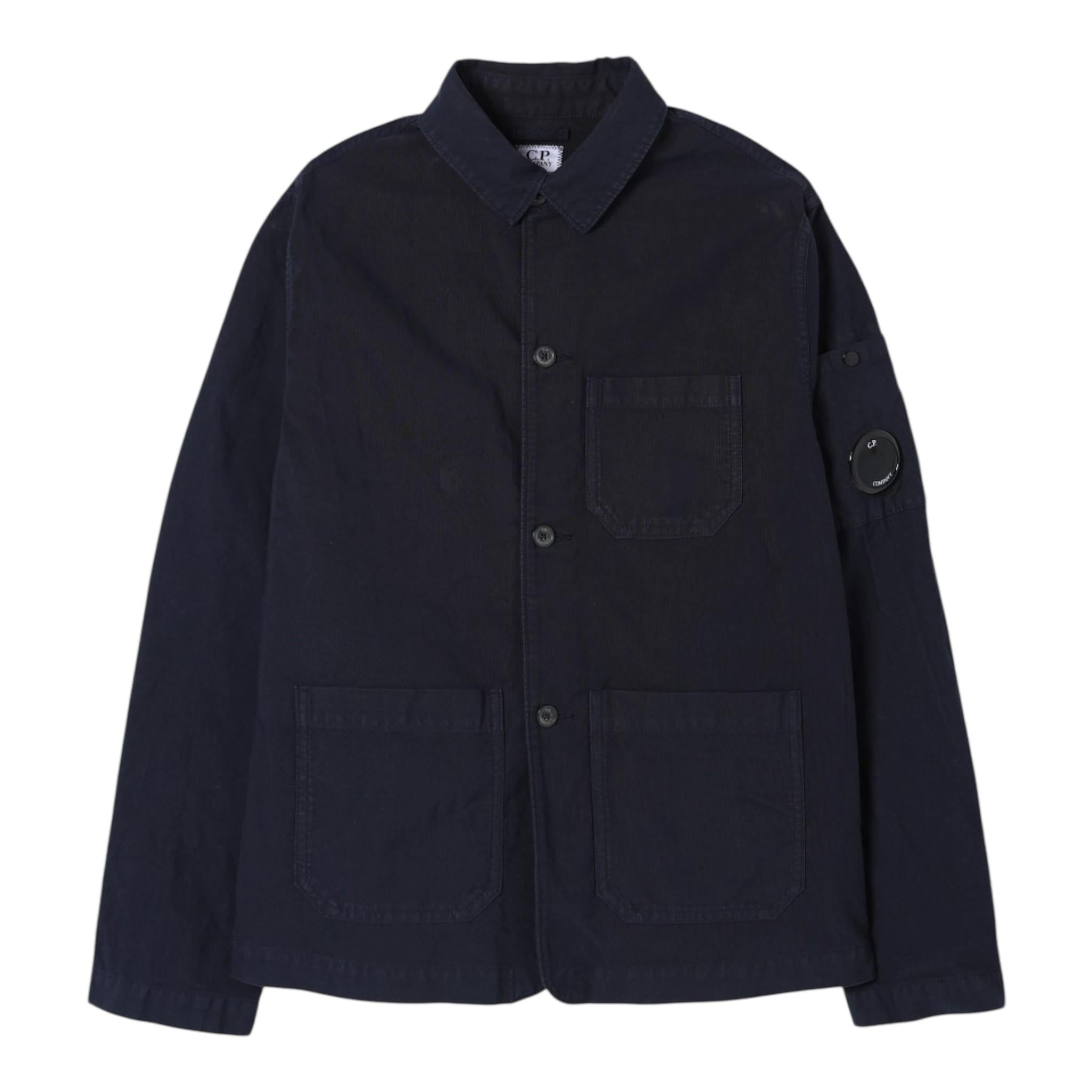 C.P. Company Giubbino In Denim Tinta Unita con Bottoni per Bambino CUA000L BLU C.P. COMPANY 