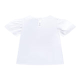 Marc Ellis T-Shirt Tinta Unita con Applicazioni per Neonata JMNTS16768 BIANCO MARC ELLIS 