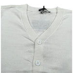 Never Too Cardigan tinta unita Scollo A V Panna per Bambino CRDNVT PANNA NEVER TOO 