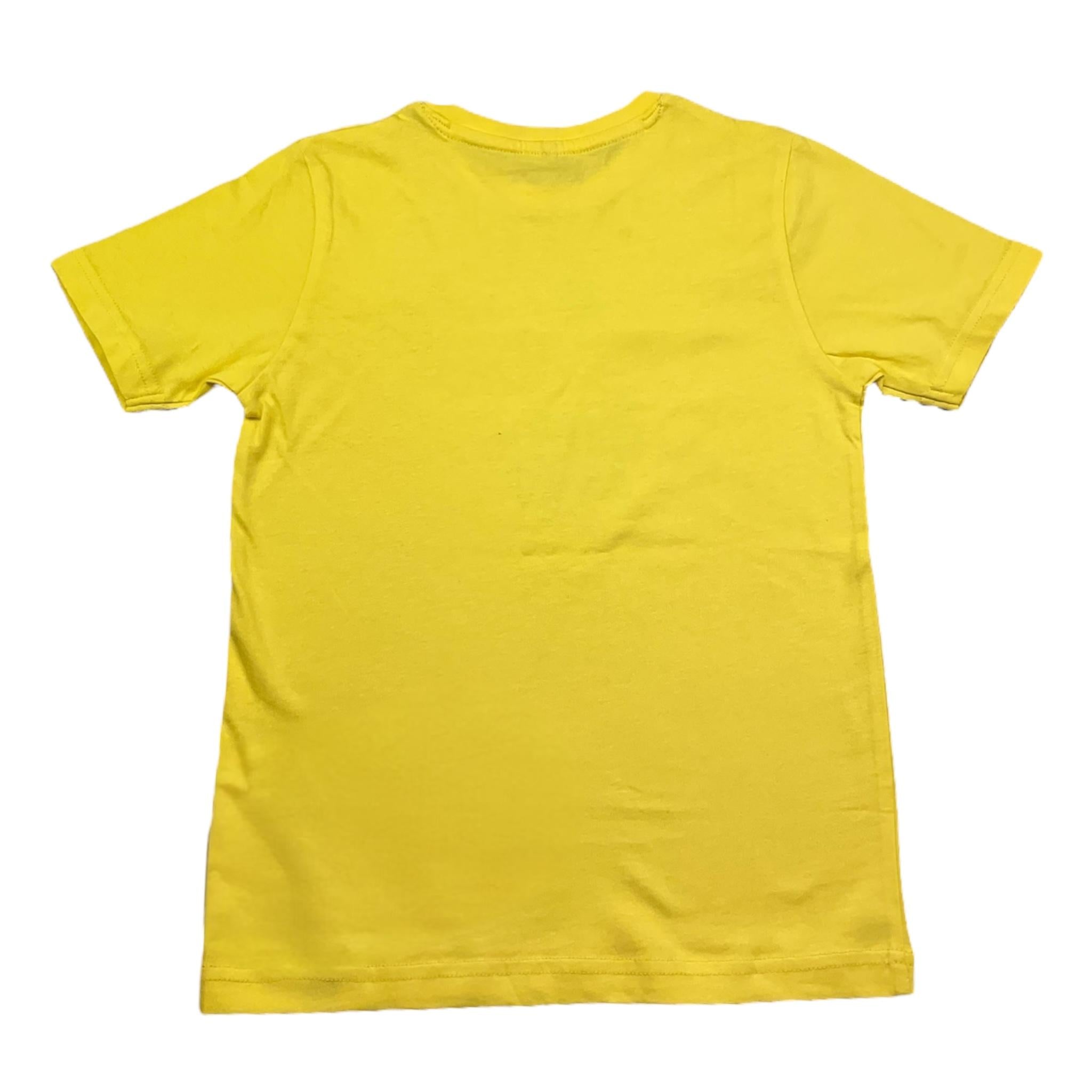 F**K T-Shirt Girocollo Tinta Unita per Bambina FJ234106GL GIALLO F**K 