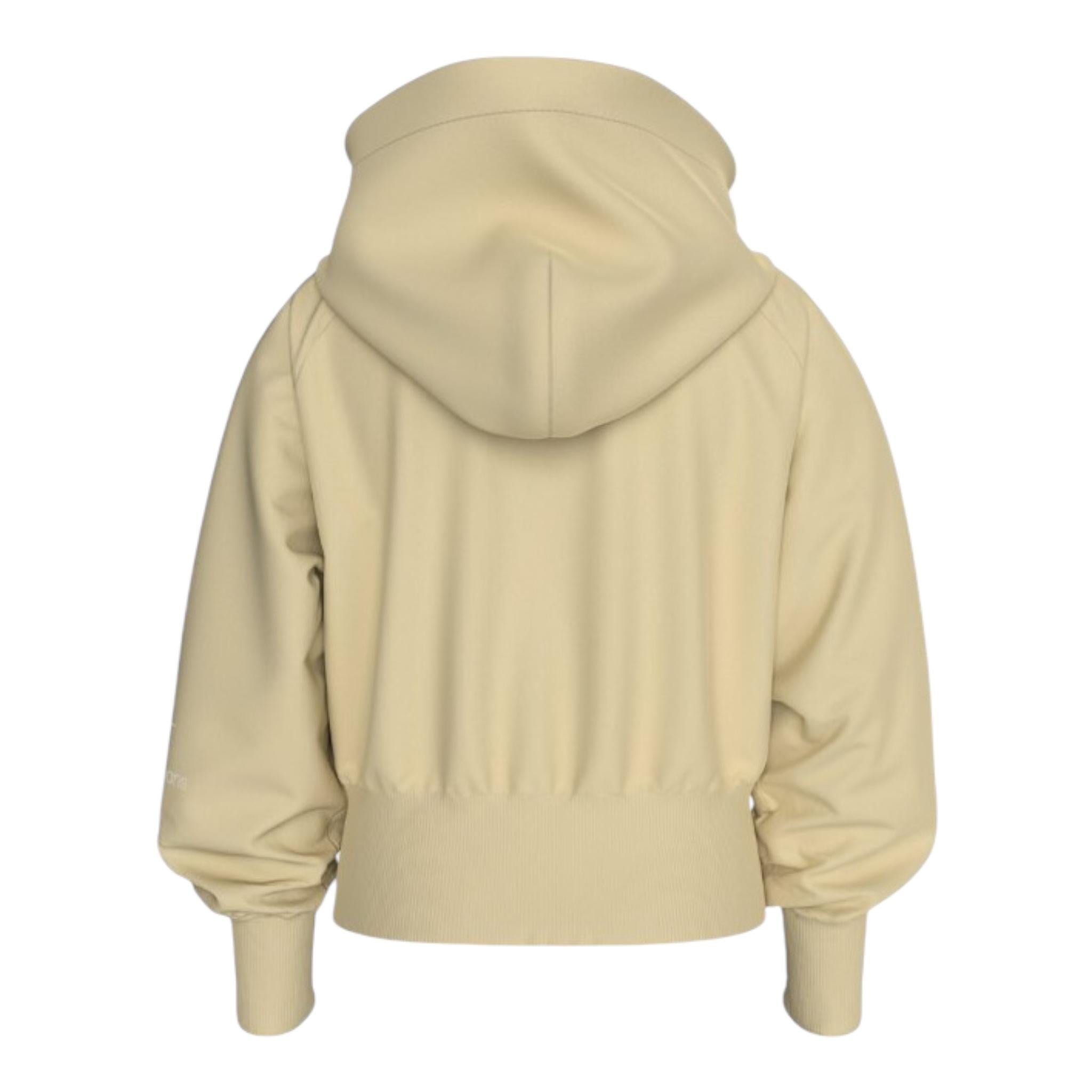 CALVIN KLEIN felpa tinta unita con zip e cappuccio Beige per Bambina IG0IG02541 BEIGE CALVIN KLEIN 