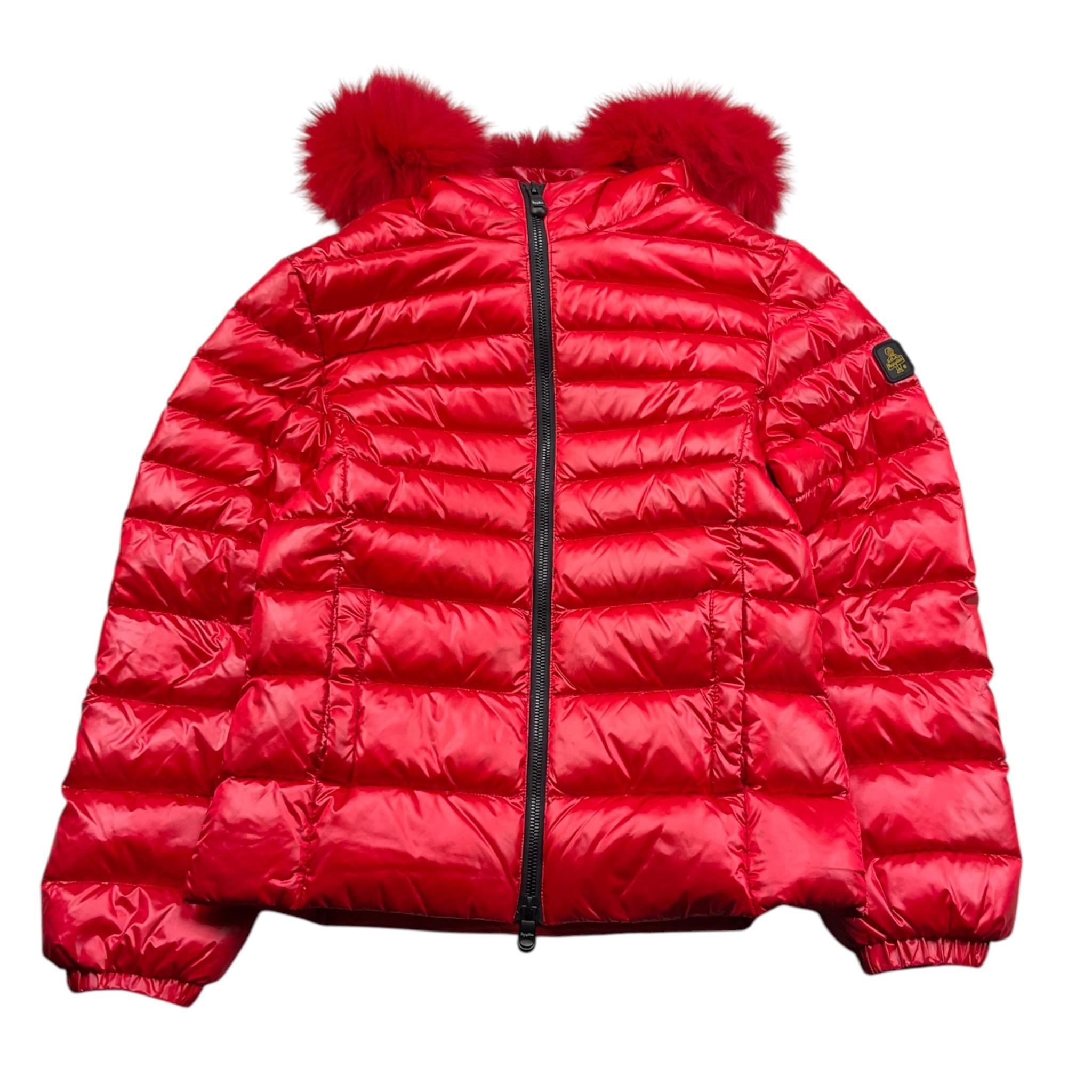 REFRIGIWEAR giubbino tinta unita con zip e cappuccio Rosso per Bambina RWG965 ROSSO REFRIGIWEAR 