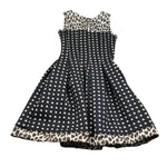 Monnalisa Abito Cerimonia Giromanica con Fantasia per Bambina 418906 NERO MONNALISA 