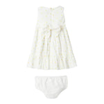 Il Gufo Set Abito-Coulotte Tinta Unita con Margherita per Neonata P25VA330C5053 BIANCO IL GUFO 