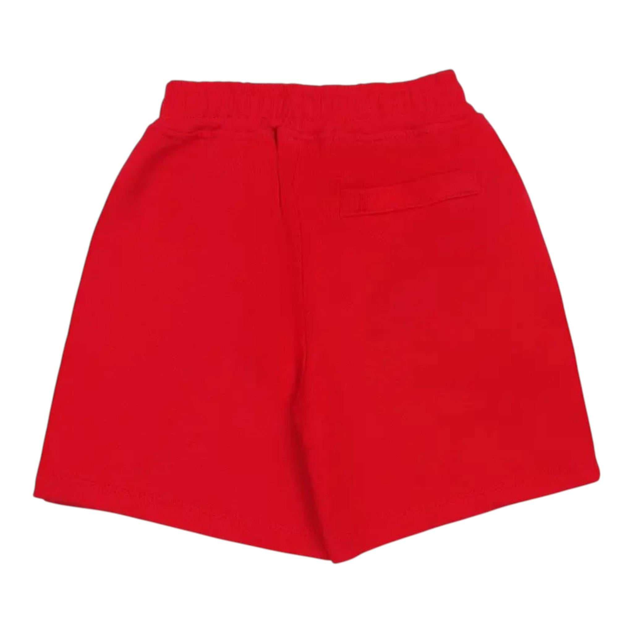 Mousse Bermuda Tinta Unita con Stampa per Neonato PIKAMARIOBBN ROSSO MOUSSE 