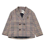 MOSCHINO giacca tinta unita con fantasia a quadri Bianco per Bambina HDA00P BIANCO MOSCHINO 