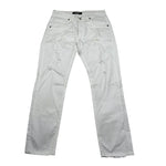 Clochard Jeans tinta unita con Strappi Bianco per Bambino 008 BIANCO CLOCHARD 