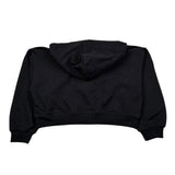 Dixie Felpa con Zip E Cappuccio Tinta Unita per Bambina LK04042G74 NERO DIXIE 