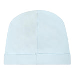 Moschino Cappello Tinta Unita con Stampa per Neonato MUX05A AZZURRO MOSCHINO 