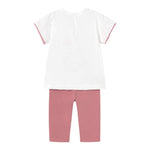Mayoral Completo 2 Pezzi T-Shirt-Leggins per Neonata 173669 BIANCO MAYORAL 