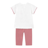 Mayoral Completo 2 Pezzi T-Shirt-Leggins per Neonata 173669 BIANCO MAYORAL 