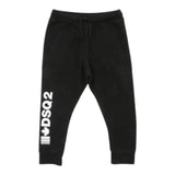 DSQUARED2 pantalone modello tuta tinta unita con stampa Nero per Bambino DQ046L NERO DSQUARED2 