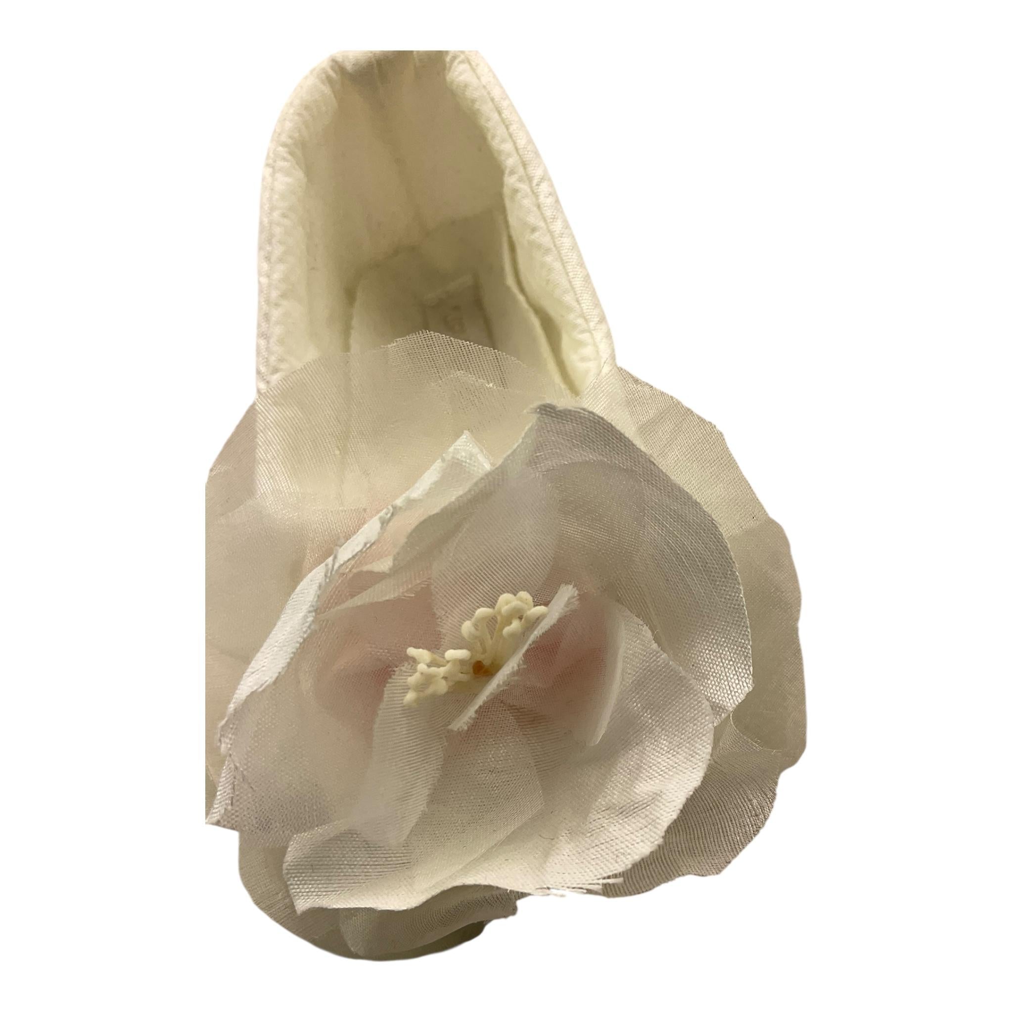 NANAN ballerina tinta unita cn applicazione Panna per Neonata E184931 PANNA NANAN 