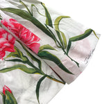 Dolce & Gabbana Set Abito Tinta Unita con Fantasia Fiori-Coulotte per Neonata L23DI3 BIANCO DOLCE & GABBANA 