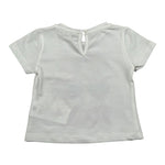 M+E' T-Shirt Girocollo tinta unita con Stampa Bianco per Neonata UE1860X BIANCO M+E' 