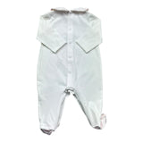 Le Bebe Tutina Manica Lunga Tinta Unita per Neonata LBG6284 BIANCO LE BEBE 