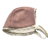 LA STUPENDERIA cappello tinta unita con ricami Rosa per Neonata TBCP10 ROSA LA STUPENDERIA 