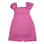 Lu Lu By Miss Grant Abito Mezza Manica Tinta Unita Scollo Retro per Bambina LL3575 MAGENTA LU LU BY MISS GRANT 
