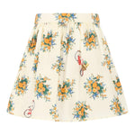 Moschino Gonna Tinta Unita con Stampa per Bambina HDJ03T BEIGE MOSCHINO 