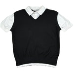 Paolo Pecora Polo Mezza Manica con Finto Gilet per Bambino PP4271 NERO PAOLO PECORA 