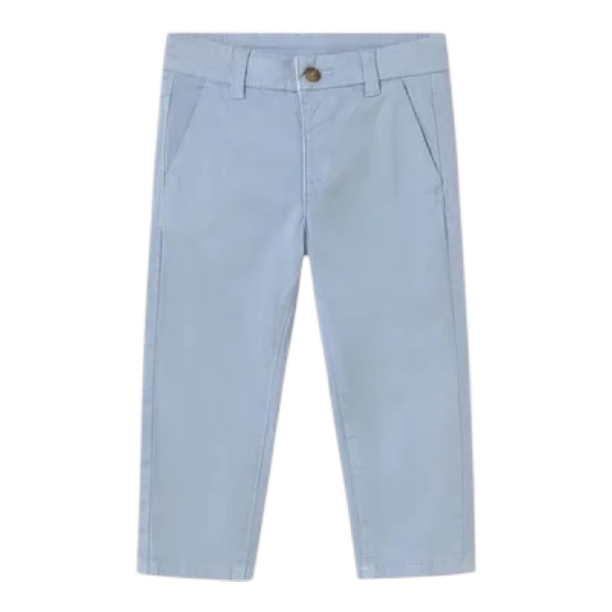 Mayoral Pantalone Tinta Unita con Girovita Regolabile per Neonato 522 AZZURRO MAYORAL 