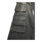 Diesel Jeans Modello Palazzo con Tasconi per Bambina J01725XXX NERO DIESEL 