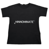 Hinnominate T-Shirt Girocollo Tinta Unita con Stampa per Bambino 3636M00012 NERO HINNOMINATE 