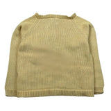 Wedoble Cardigan Tinta Unita con Trafori per Neonata V2507308B GIALLO WEDOBLE 