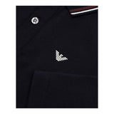 Emporio Armani Polo Tinta Unita con Bottoni per Bambino 8N4FB5 NERO EMPORIO ARMANI 