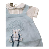 Marlu' Completo 2 Pezzi Camicia-Pagliaccetto per Neonato EB6730 AZZURRO MARLU' 