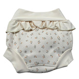 Bamboom+Babies Costume Contenitivo Pannolino Tinta Unita con Stampa per Neonata 7199 PANNA BAMBOOM+BABIES 