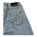 Cesare Paciotti Bermuda In Denim Tinta Unita per Bambino BMP5161BX AZZURRO CESARE PACIOTTI 